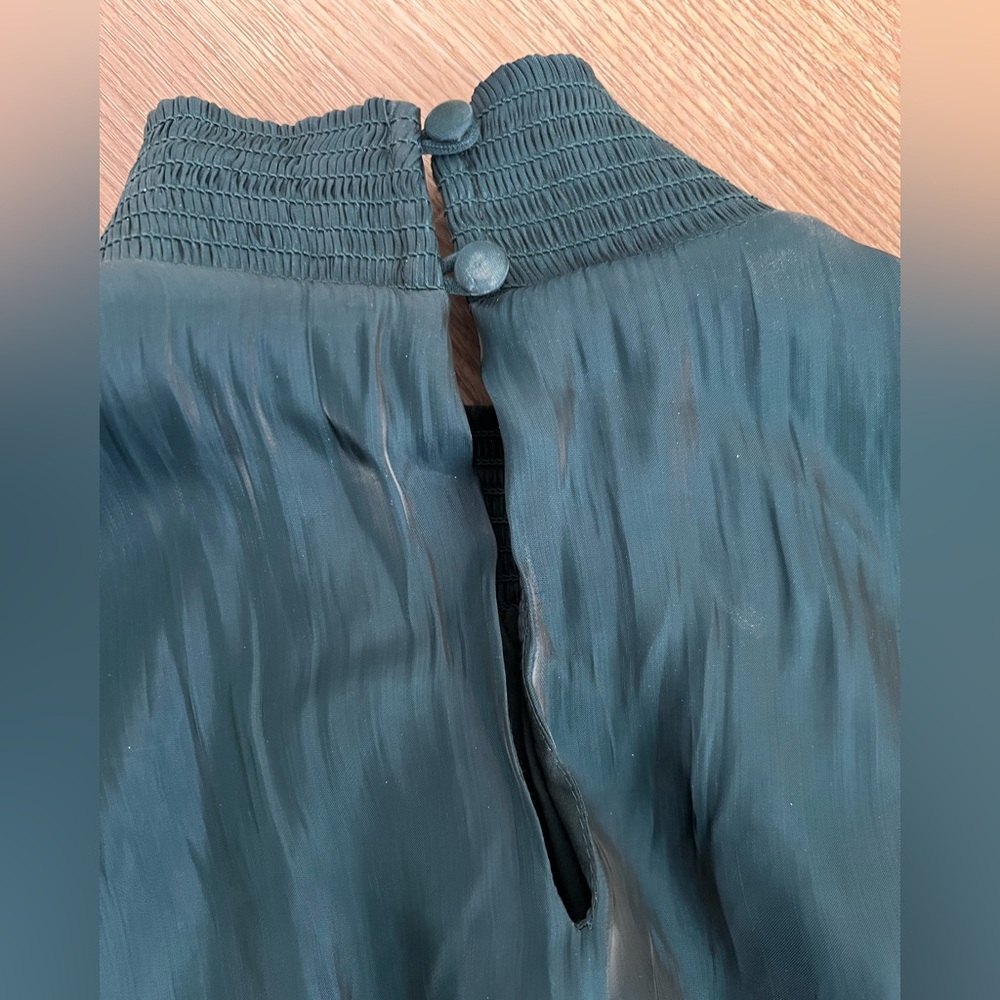 Lulu's Teal Maxi Dress - Picture 7 of 12